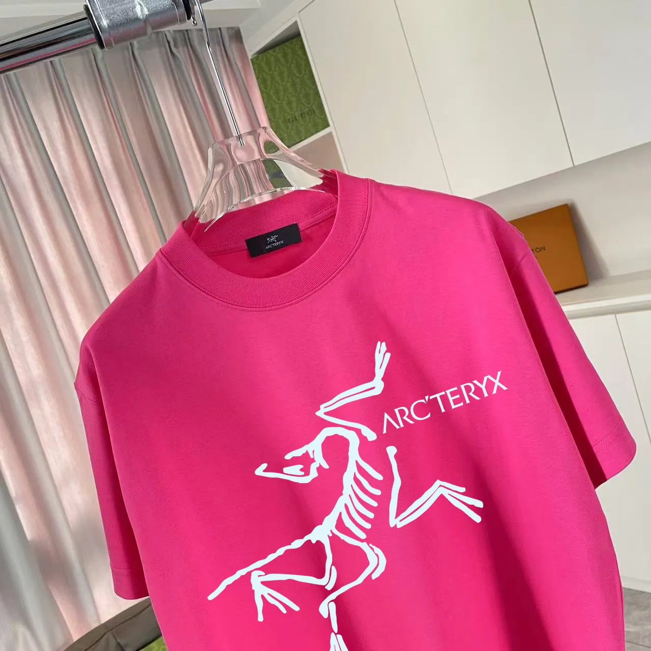 ARC'TERYX* 2025 New Arrival logo t g Same Style Size：S M L XL XXL ：Black White Pink Red